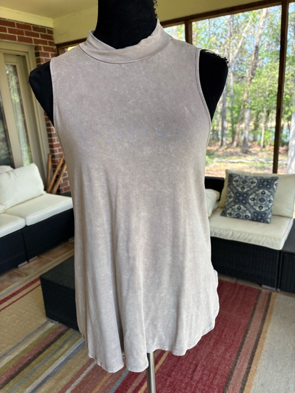 Beige tank